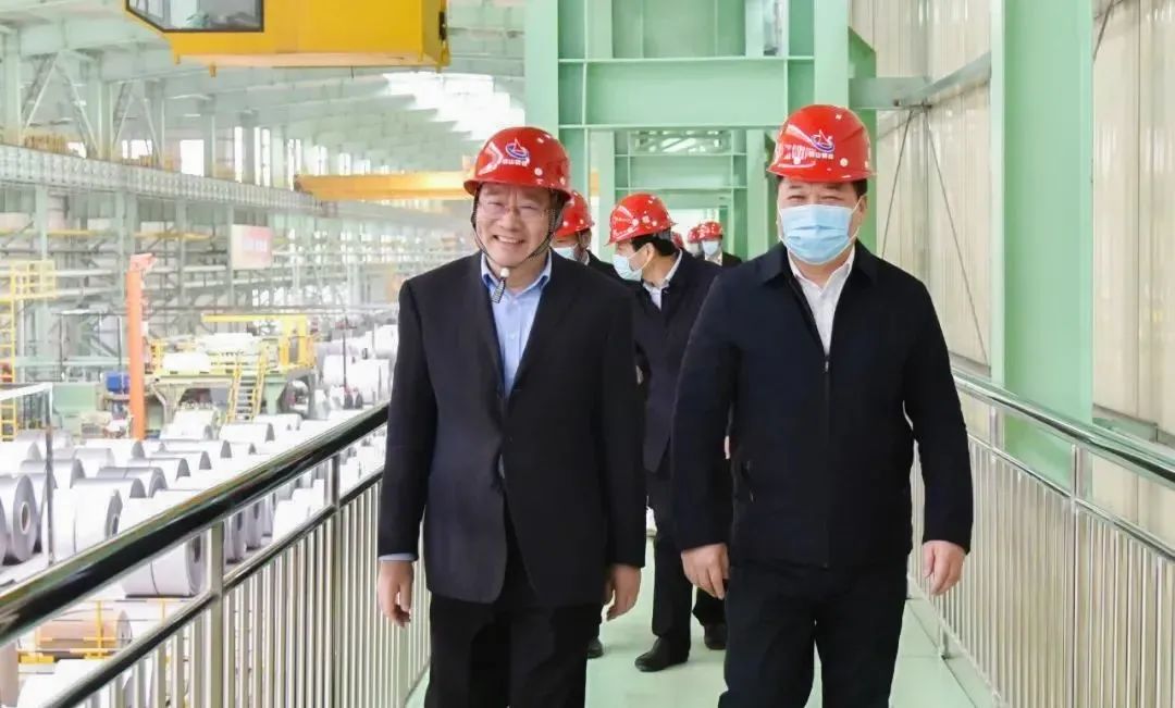 leyu70vip:闵行区工商联代表团赴泰山钢铁集团考察交流